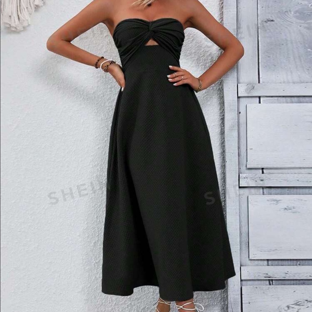 Cut Out Tube Dress